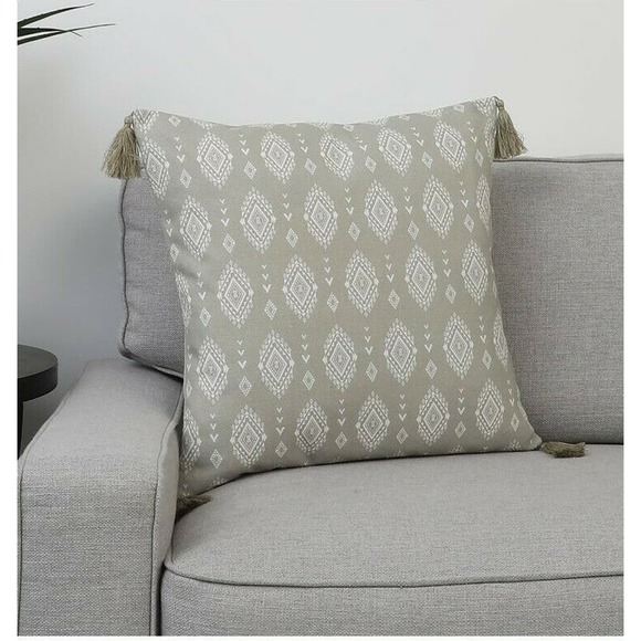 Karmin Franca Other - Karmin Franca Tassel Pillow Cushions Feather Gray 20x20